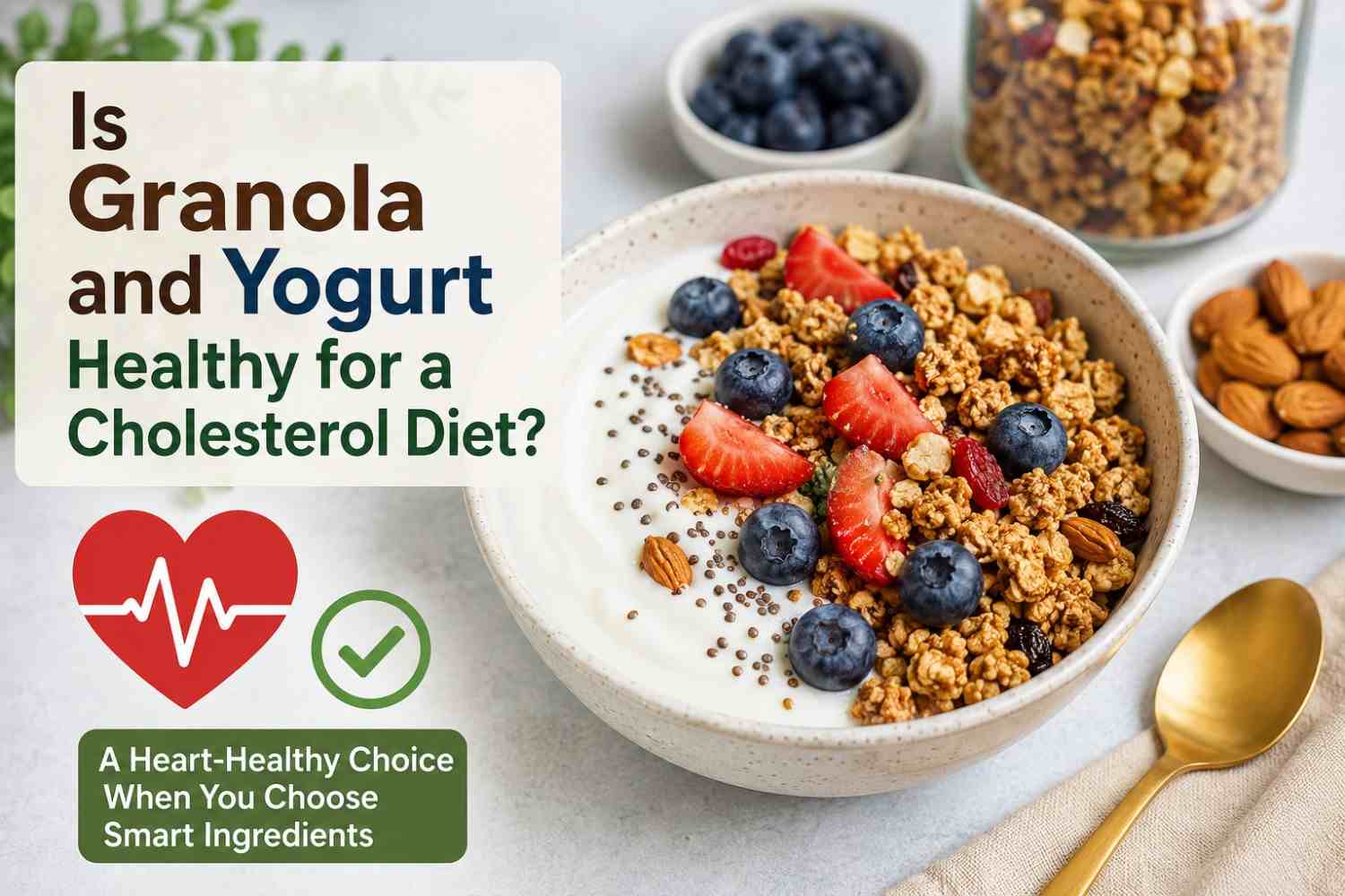 Is Granola and Yogurt Healthy for a Cholesterol Diet